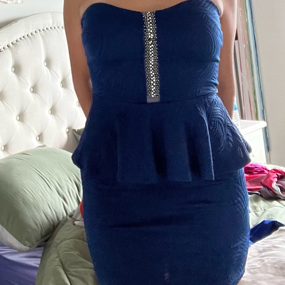 Blue dress